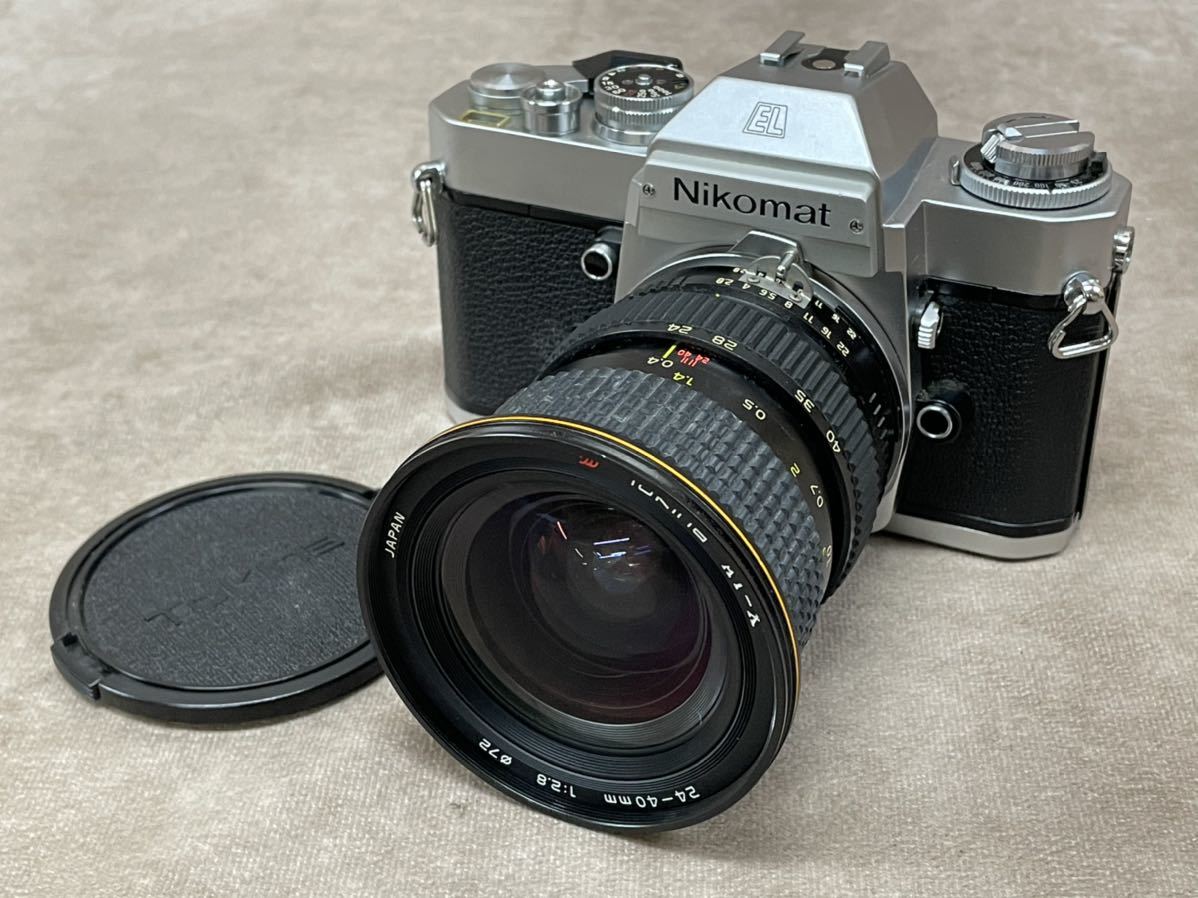 Nikon Nikomat EL TOKINA AT-X 24-40mm 1:2.8 φ72 一眼レフ フィルム カメラ