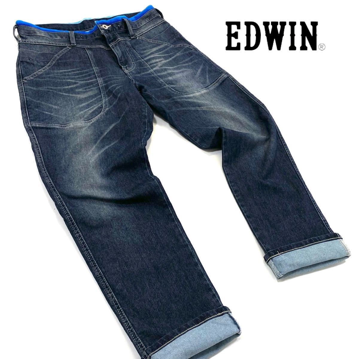 EDWIN(エドウィン)デニムパンツ ジャージーズ ストレッチ メンズL ブルーデニム_画像1