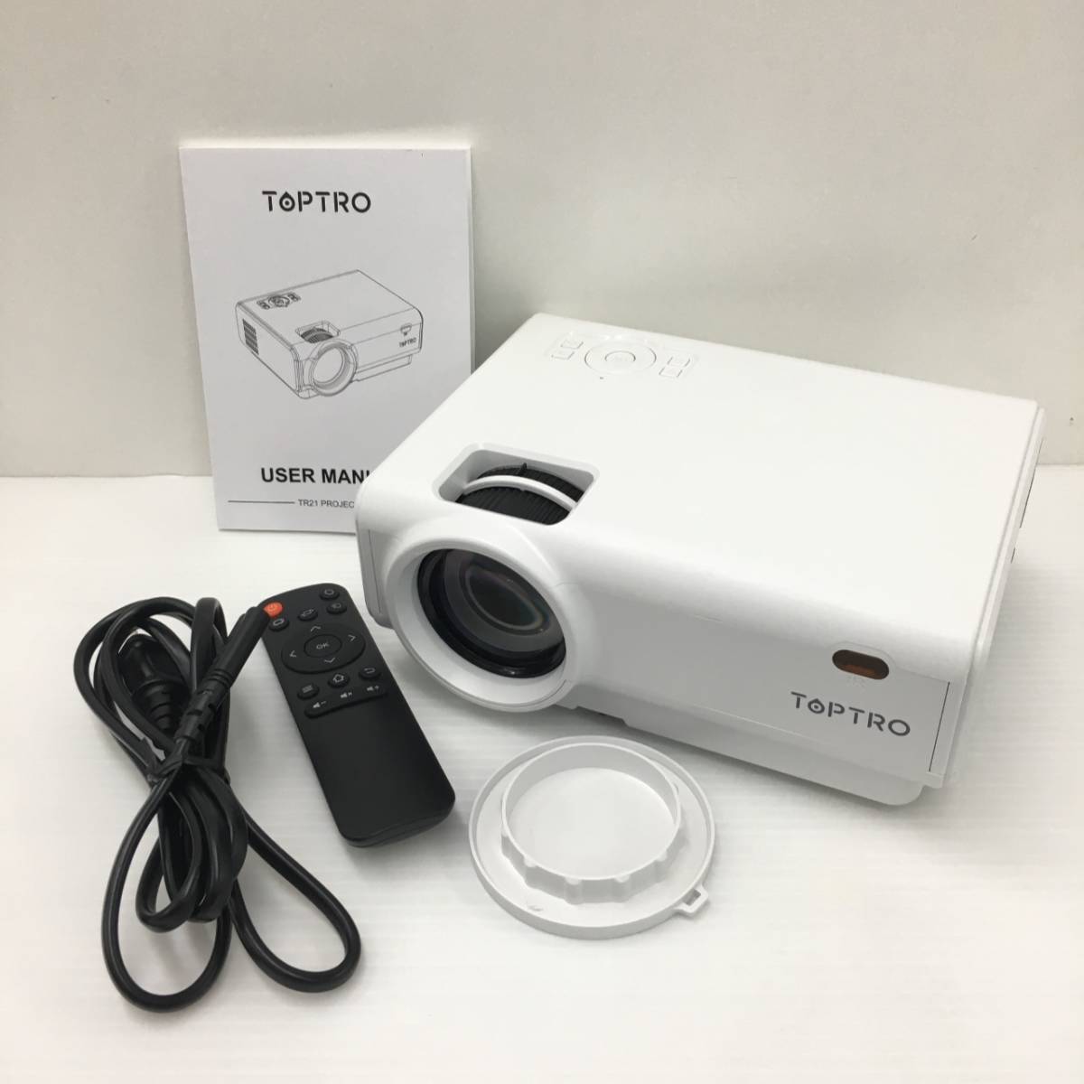 店内全品対象 T1771 TOPTRO LED プロジェクター TR21 日本語取扱説明書付き Bluetooth対応