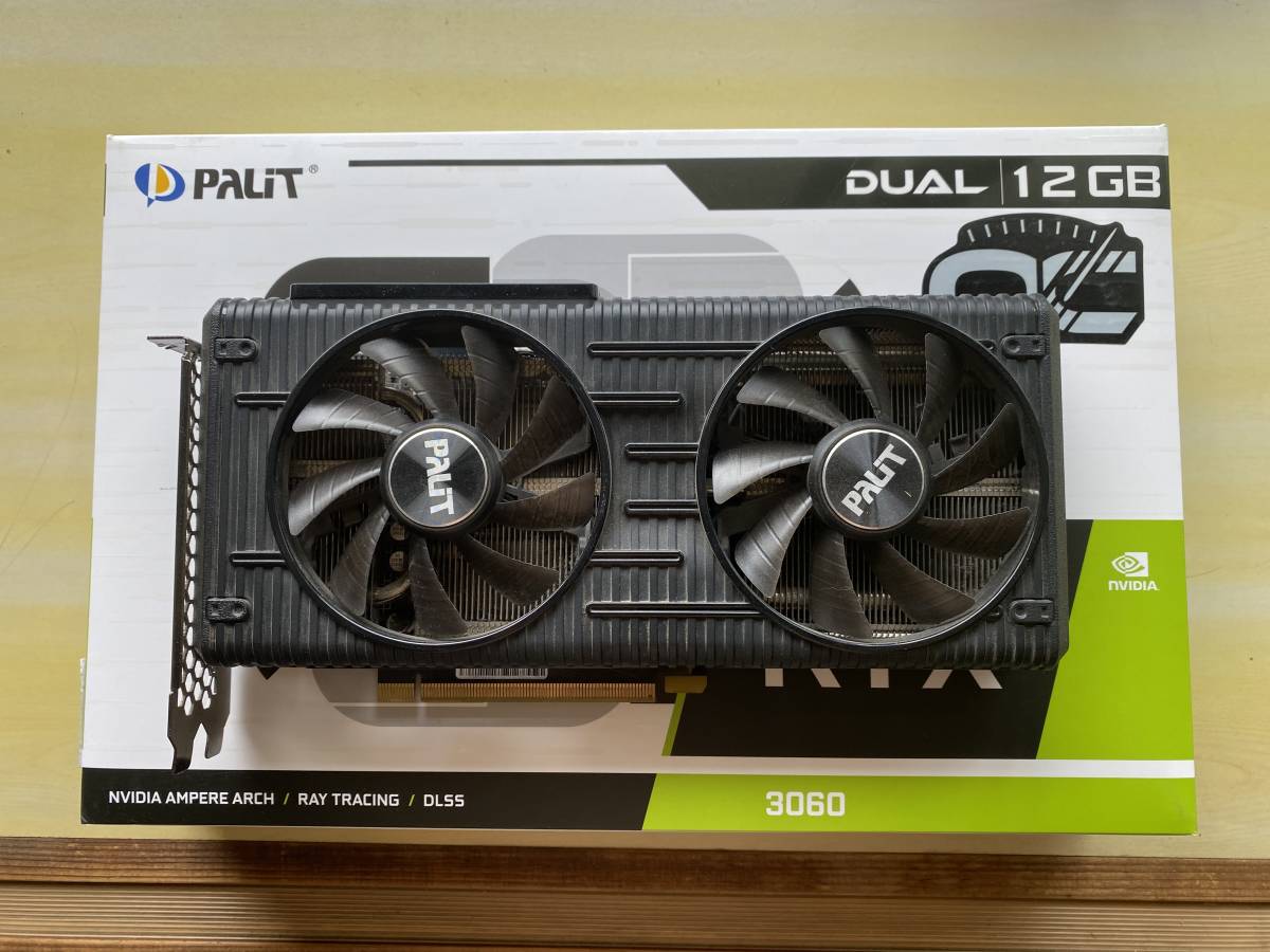 ヤフオク! - 【美品】Palit GeForce RTX 3060 Du...