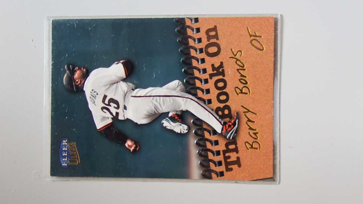 1999 Ultra The Book on Barry Bonds_画像1