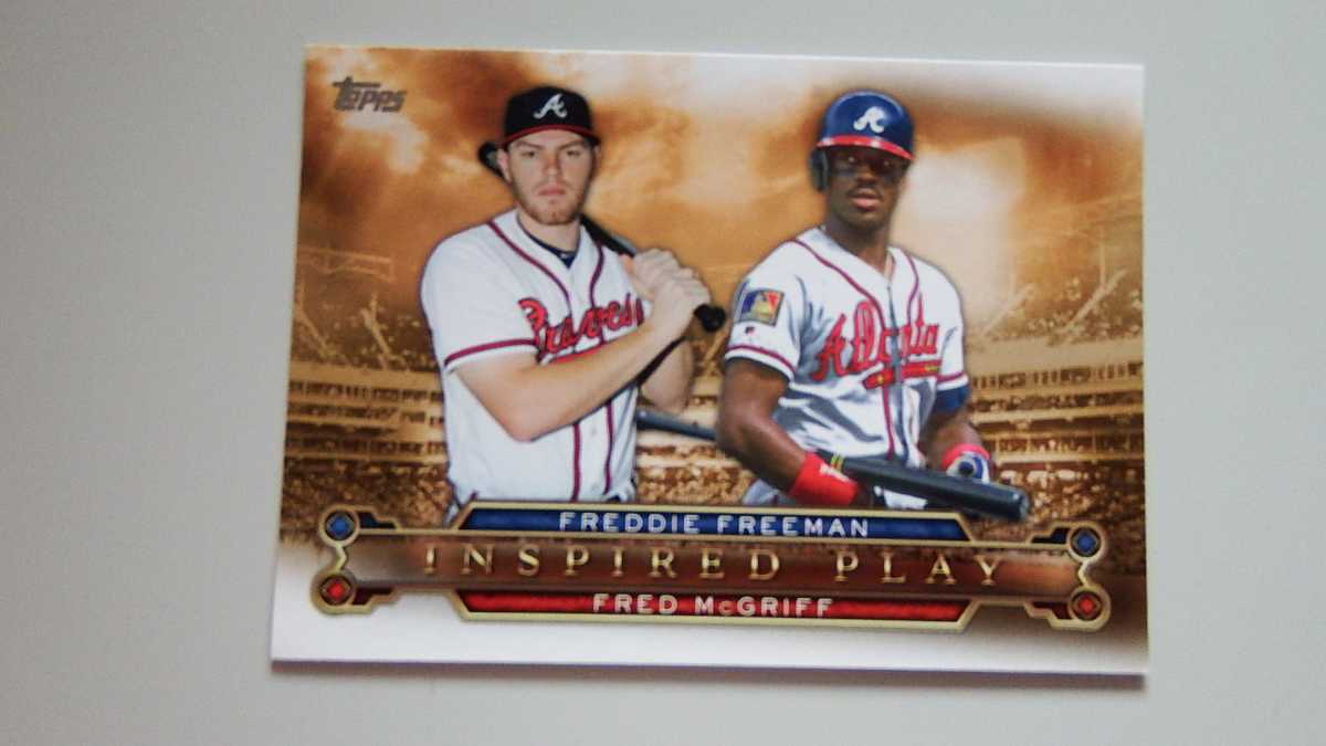 2015 Topps Inspired Play Freddie Freeman/Fred McGriff_画像1