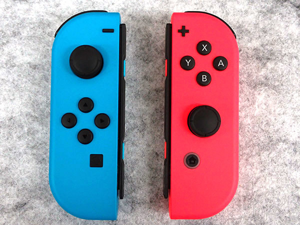 【中古】新型 任天堂 Nintendo Switch Joy-Con[L] ネオンブルー/[R] ネオンレッド HAD-S-KABAA 本体(MFA744-2)_画像5