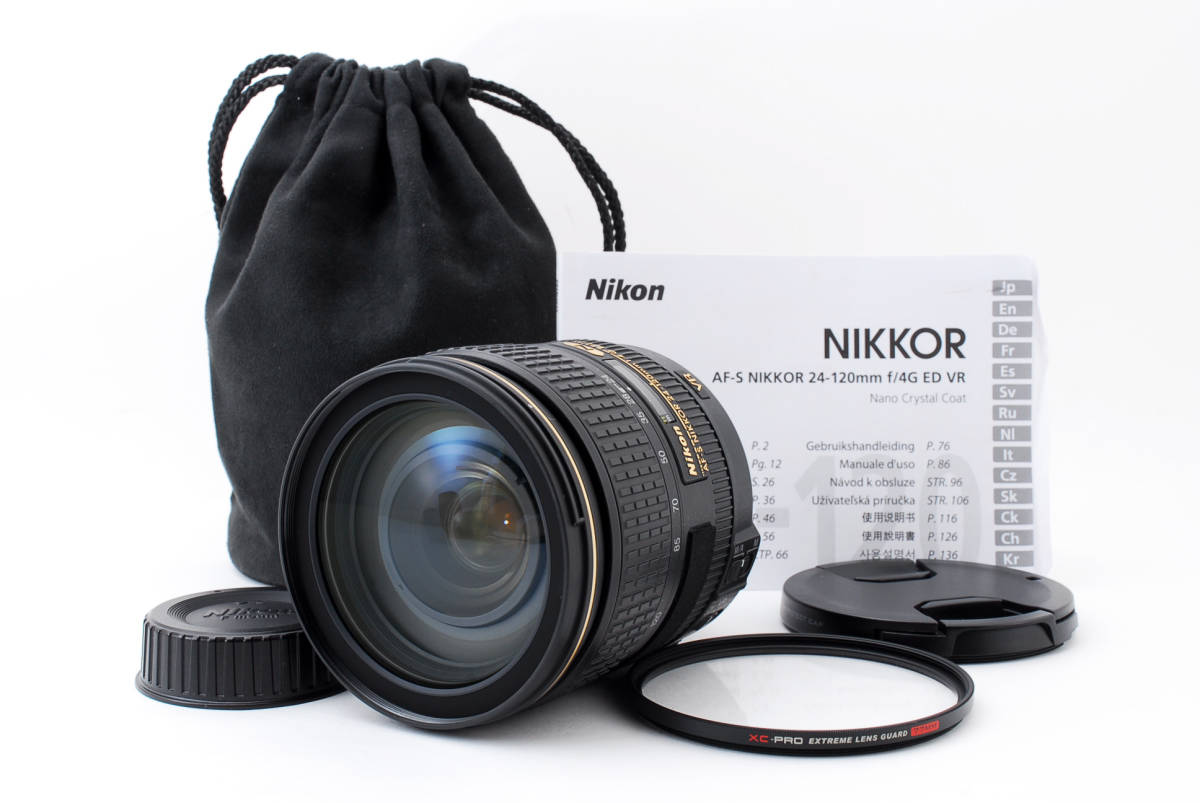 美品 ニコン NIKON AF-S NIKKOR 24-120mm F4 G ED VR ナノクリスタル ＃1072