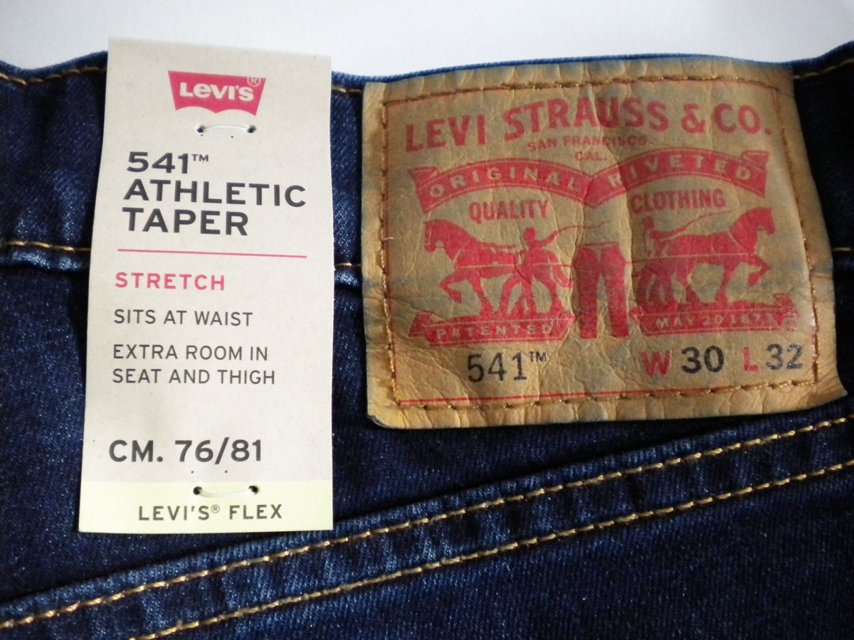 新品 ♪★ リーバイス Levis ジーンズ 541 ストレート テーパー ストレッチ ATHELETIC TAPER メンズ デニム Gパン ジーパン W34 ★ 21Z03_画像5