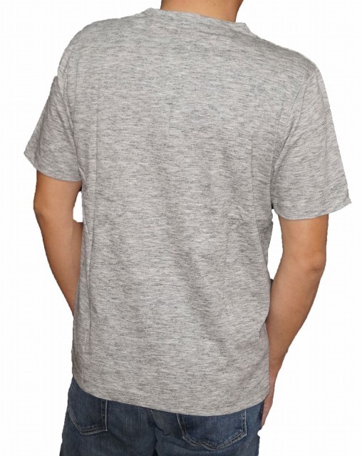 コムサイズム COMME CA ISM ポケット付き 半袖Tシャツ 4 抗菌 防臭 デオドラント 清潔 メンズ 夏物 グレー 表記サイズL_画像2