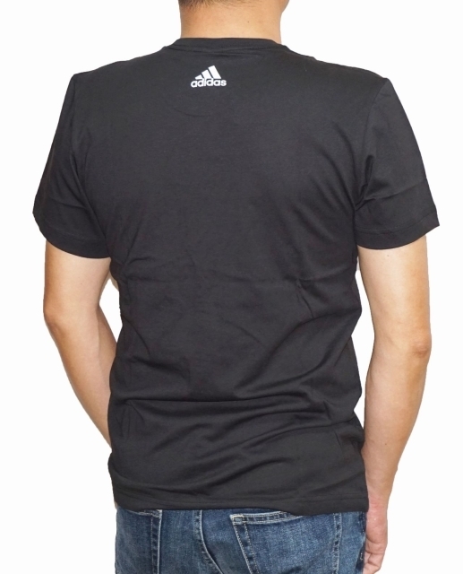 アディダス adidas 半袖Tシャツ 黒 DI0271 トレーニングウエア メンズ 速乾 吸水 透湿 吸汗 夏物 ランニング フィットネス 表記サイズM_画像2