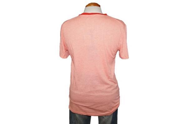 ジースターロウ G-STAR RAW 半袖Tシャツ ピンク 84203F メンズ 夏物 ジースターロゥ リンガーT　サイズS_画像2