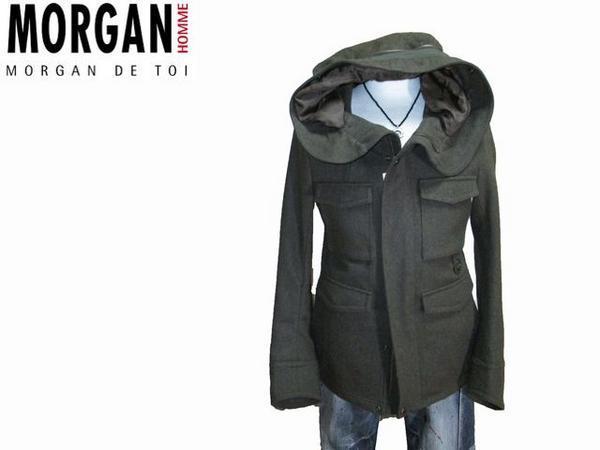 ◆新品 モルガン ウール ミリタリージャケット サイズM■f102647