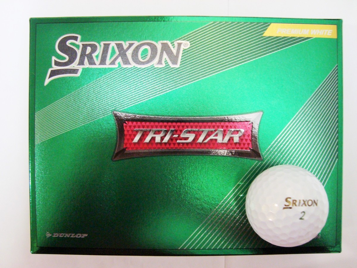 贈り物 ダンロップ スリクソン ゴルフボール TRI-STAR トライスター 2022年モデル 1ダース 公認球 golf ball sale 