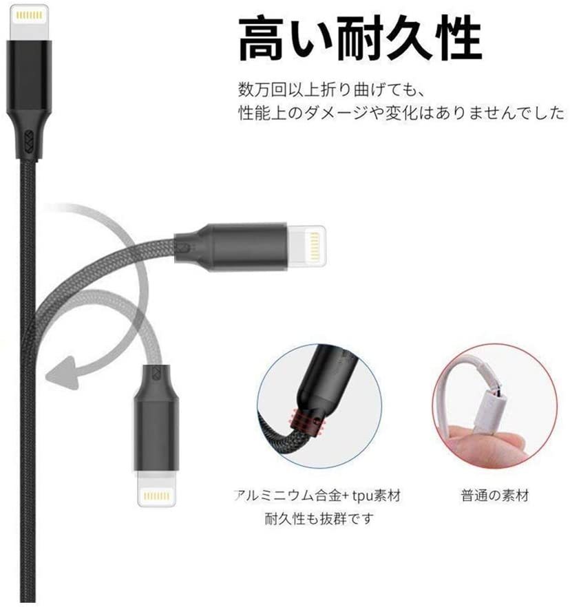 送料無料 3in1 充電ケーブル type-c 充電ケーブル USB Type C Micro USB ケーブル iPhone android type-c 同時給電可 多機種対応 1.2m 3色