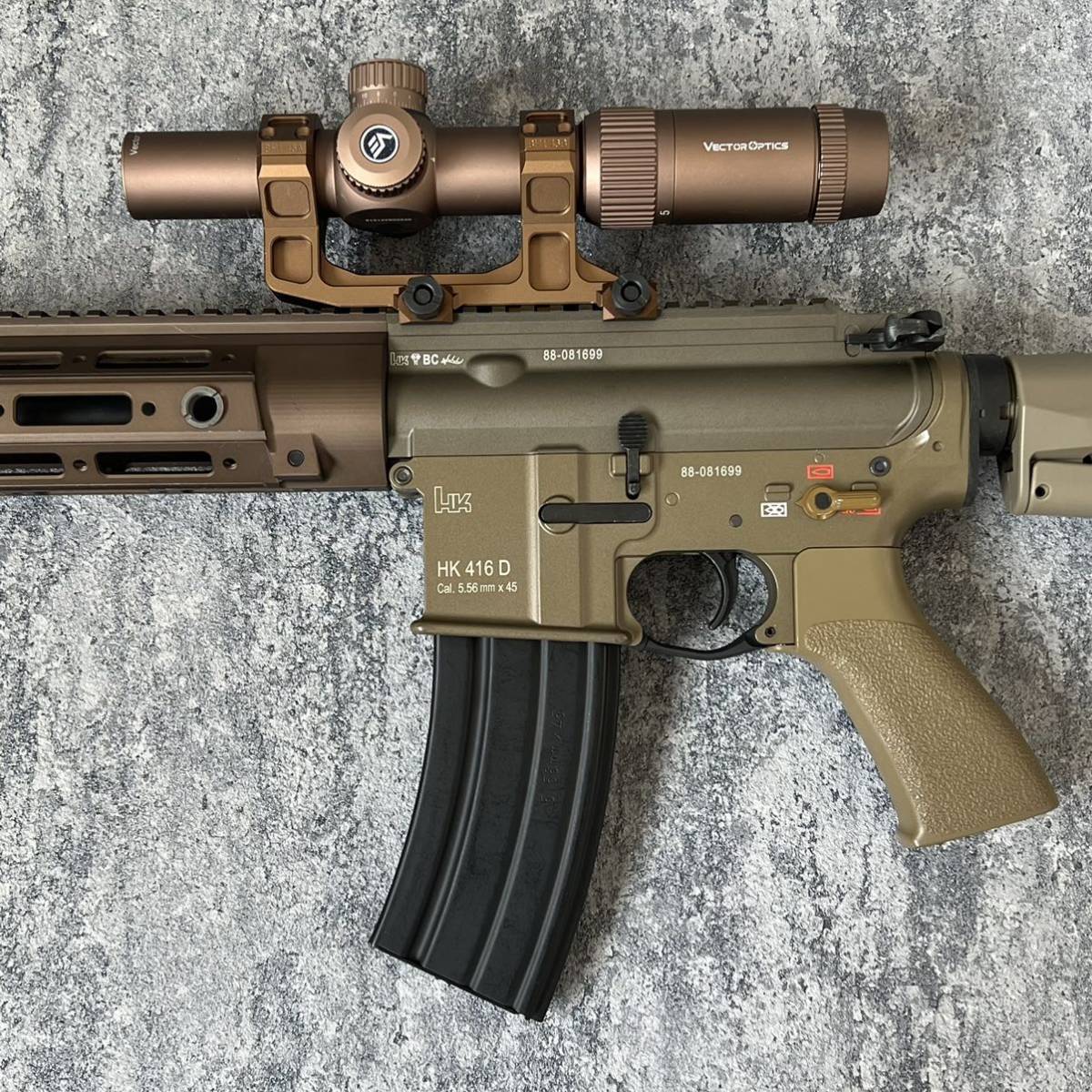 東京マルイ 次世代電動ガン HK416 vector optics スコープ-