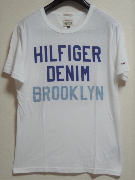 【古着】トミーフィルフィガー HILFIGER DENIMロゴTシャツ/TOMMY_画像1