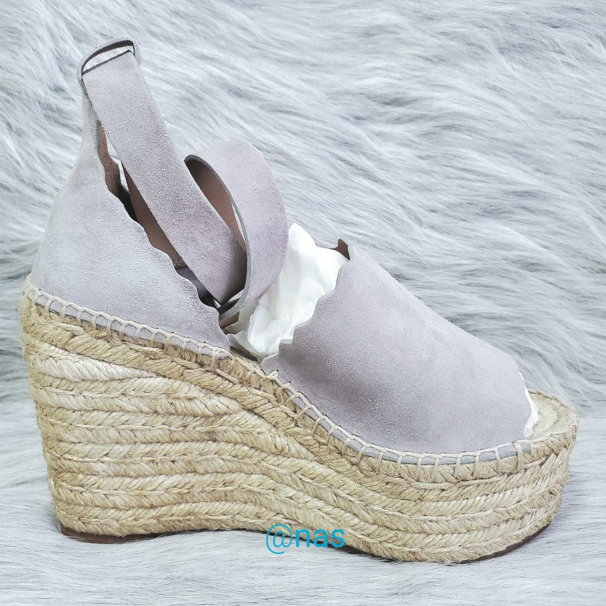新品《Chloe》スカラップエスパドリーユサンダル 36サイズ(23cm