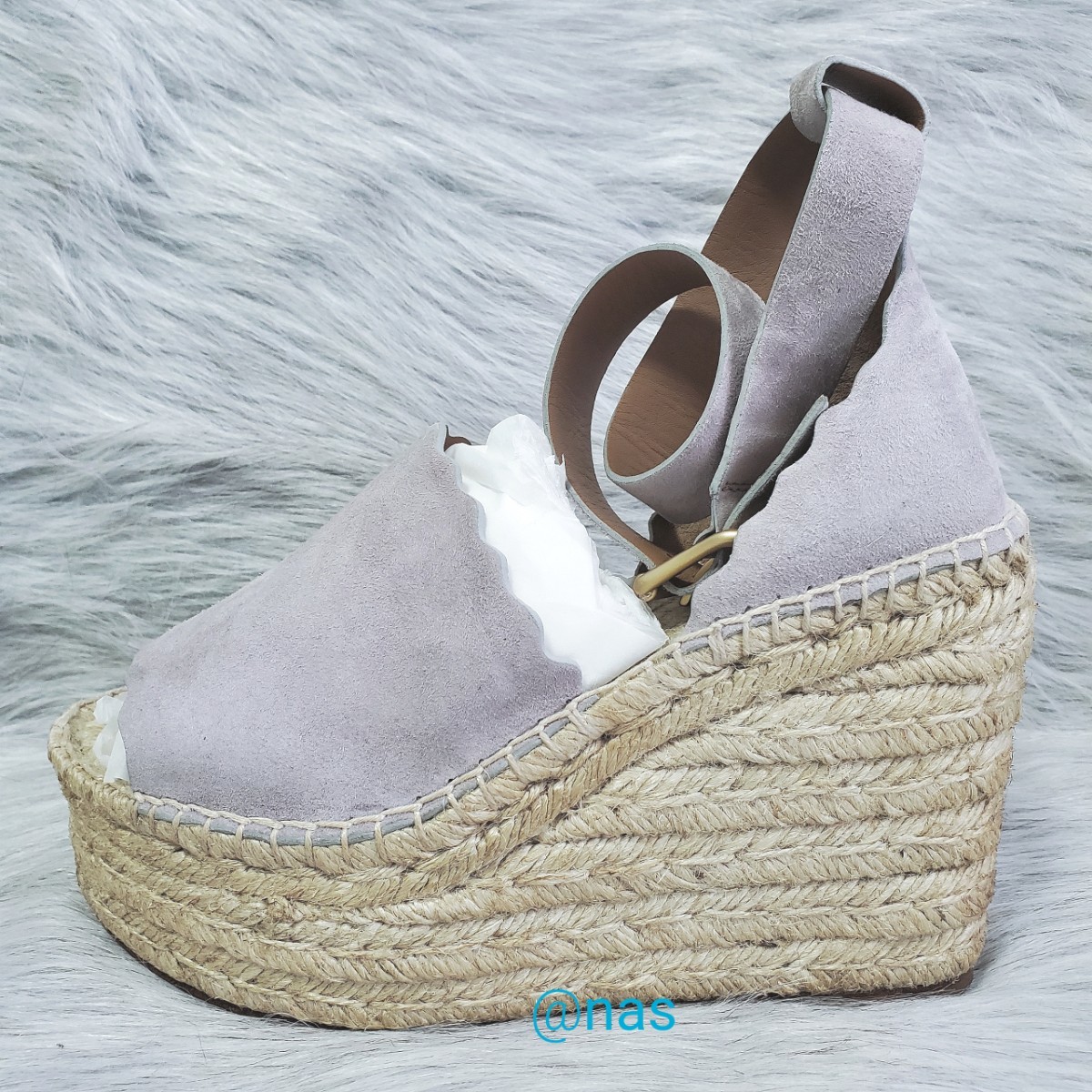 新品《Chloe》スカラップエスパドリーユサンダル 36サイズ(23cm