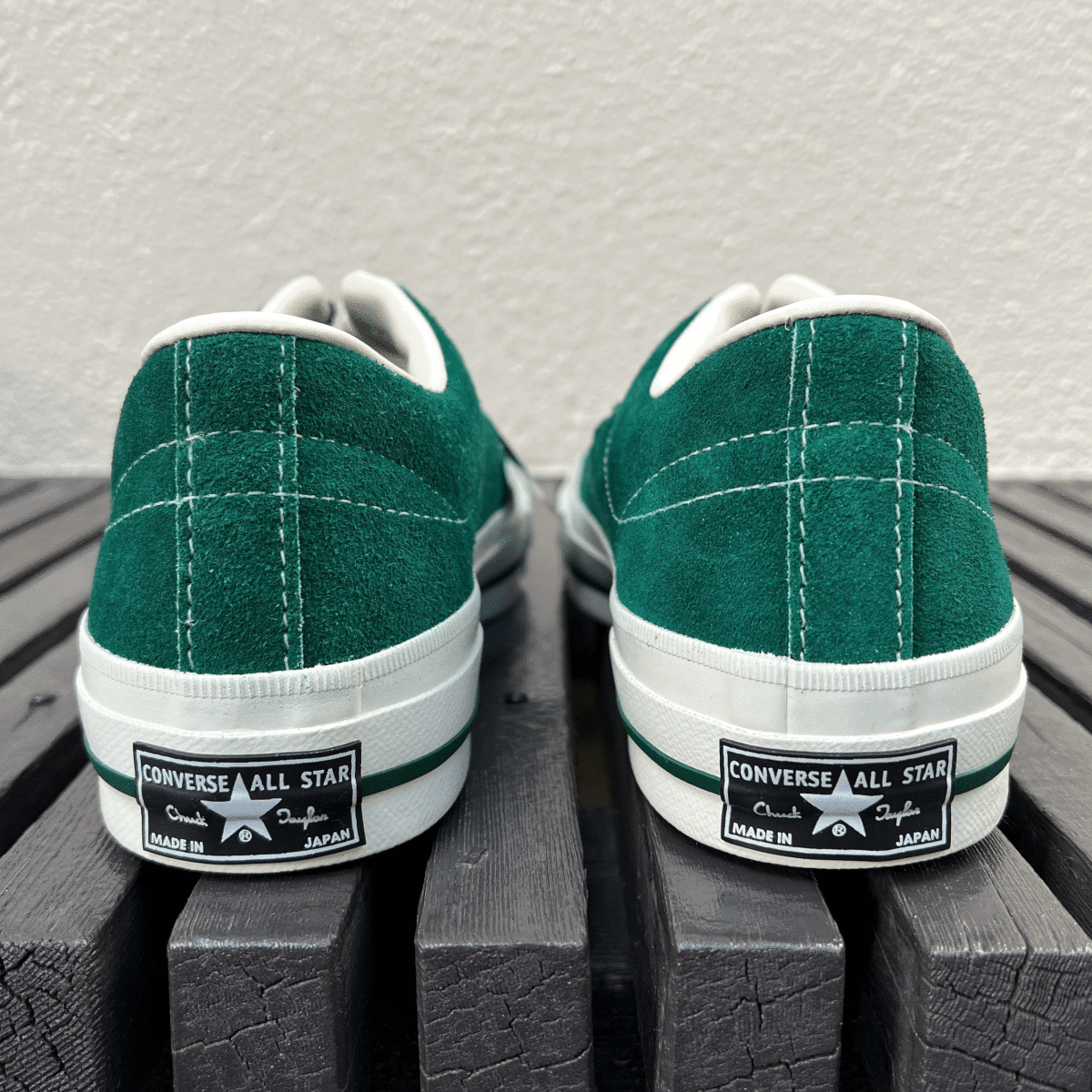 CONVERSE ONE STAR J VTG GREEN TIME LINE グリーン 27cm/US8.5