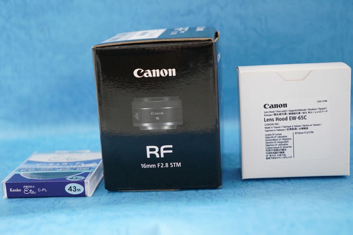 新品Canon RF16mm十フード十PLフィルター | www.gravesandrichard.com