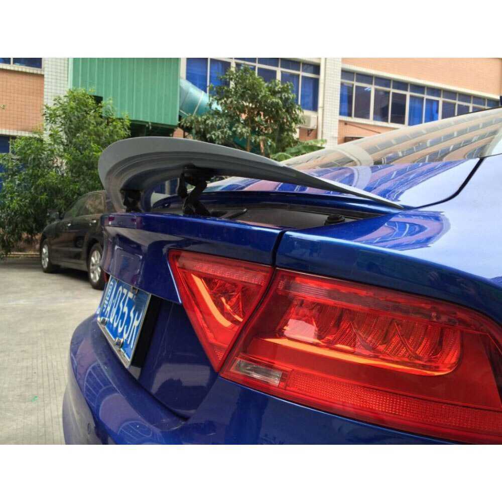 Frp リアスポイラートランクリップリアトランクリップスポイラー用アウディ A7 S7 RS7 2010-2014_画像1