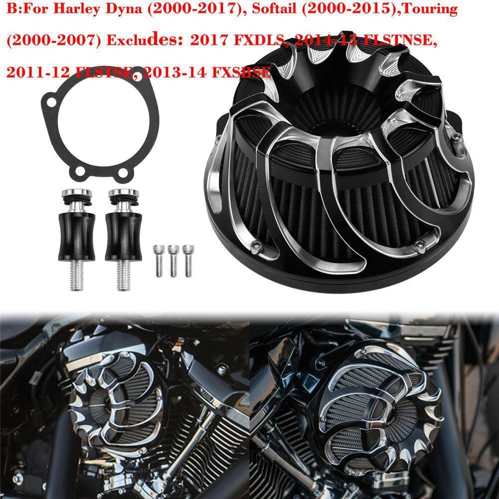 オートバイ CNC エアフィルタークリーナーインテークフィルターハーレーソフテイルダイナスポーツスター 883 1200 道路_画像8