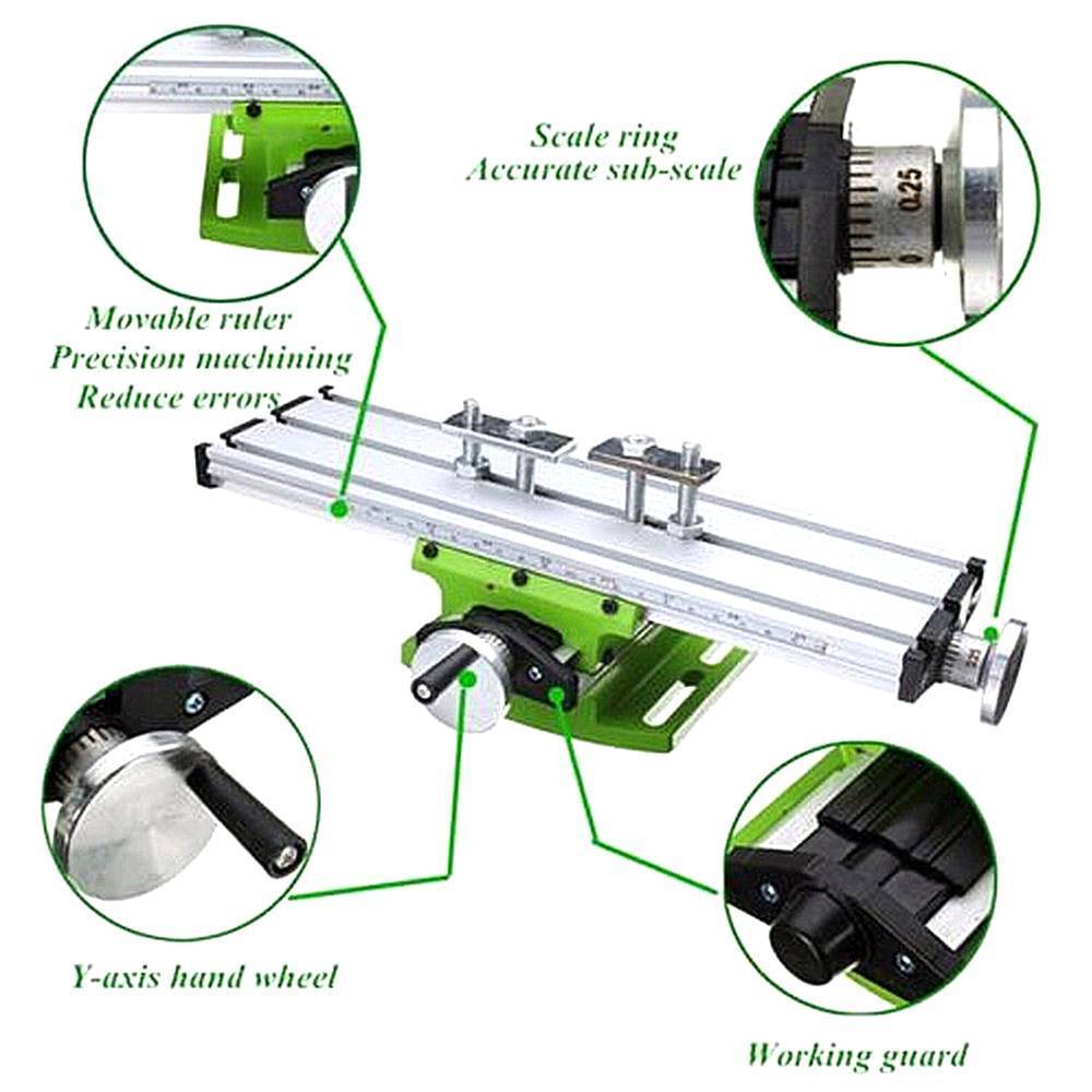  Mini precise table milling machine bench drill vise fiks tea work table drill precise multifunction drill milling machine 