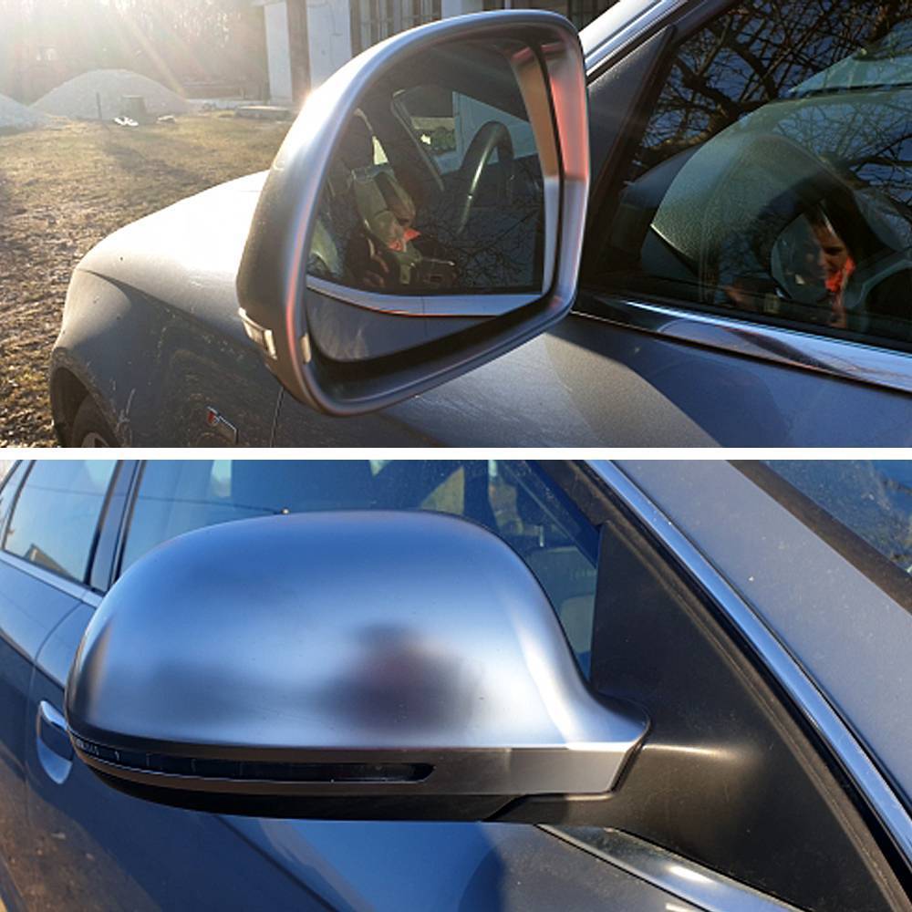  chrome mirror cover rearview mirror side mirror custom high quality cap Audi A4 B8 A6 C6 A5 8T Q3 A3 8P 2009-2012