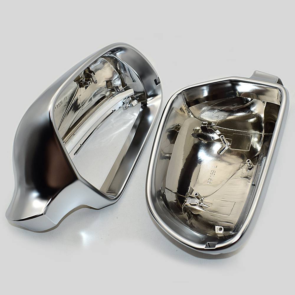  chrome mirror cover rearview mirror side mirror custom high quality cap Audi A4 B8 A6 C6 A5 8T Q3 A3 8P 2009-2012