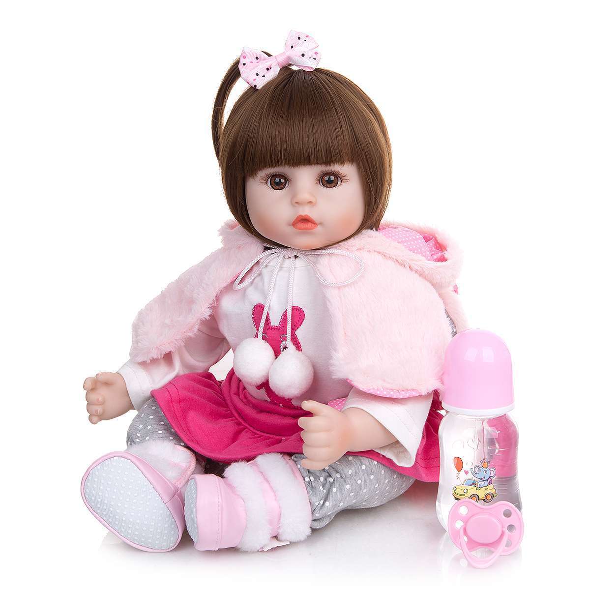 定番の中古商品 赤ちゃん人形 リアル リボーンドール トドラードール ba005 女の子 洋服セット かわいい 高級 48cm ベビードール 抱き人形、ベビー人形 定番の中古商品 赤ちゃん人形 リアル リボーンドール トドラードール ba005 女の子 洋服セット かわいい 高級 48cm ベビードール 抱き人形、ベビー人形