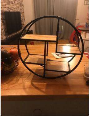  ornament iron shelves - round floating shelves wall storage shelves for punt Lee living room .. kitchen entranceway .