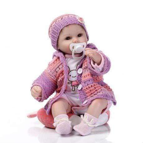  Reborn doll real baby doll to gong - doll baby doll 42cm high class lovely costume attaching lovely hand-knitted. . hat ba20