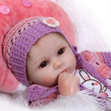  Reborn doll real baby doll to gong - doll baby doll 42cm high class lovely costume attaching lovely hand-knitted. . hat ba20