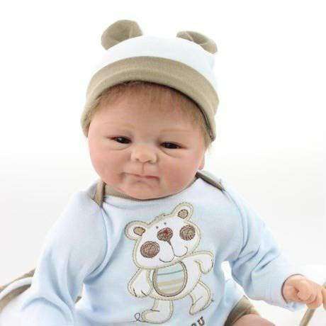 リボーンドール リアル 赤ちゃん人形 トドラードール ベビードール 40cm 高級 かわいい 衣装付き かわいい 元気な男の子 ba21