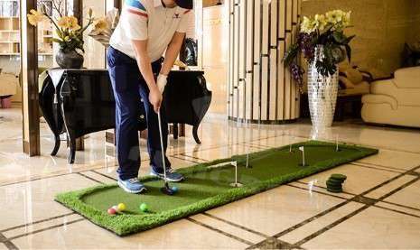 [ improvement version ] putter mat putter pad practice mat pating interior Golf *.. san .. Golf .!