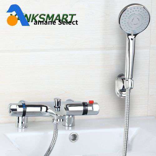 定番の中古商品 YANKSMARTブラス浴室サーモスタット水栓デッキの取付け