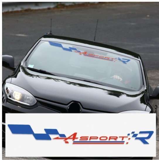 ルノー　クリオ　ステッカー　Clio R.S Twingo Megane　スポーツ　フロントガラス　窓　デカール　h00182_画像1