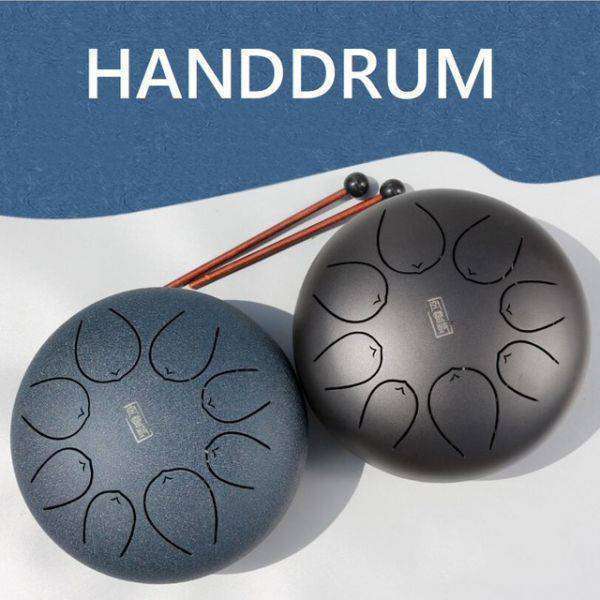 ハンドパン　ハングドラム 8インチ　10インチ　12インチ　本体 子供用 練習 楽器 カラフル 特殊