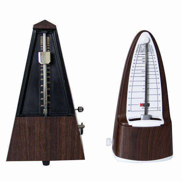  metronome ... mechanical wood color accessory practice guitar wind instrumental music 