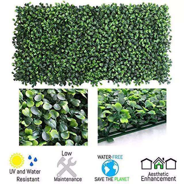 10 piece human work garden hedge screen plant wall fake panel background equipment ornament 