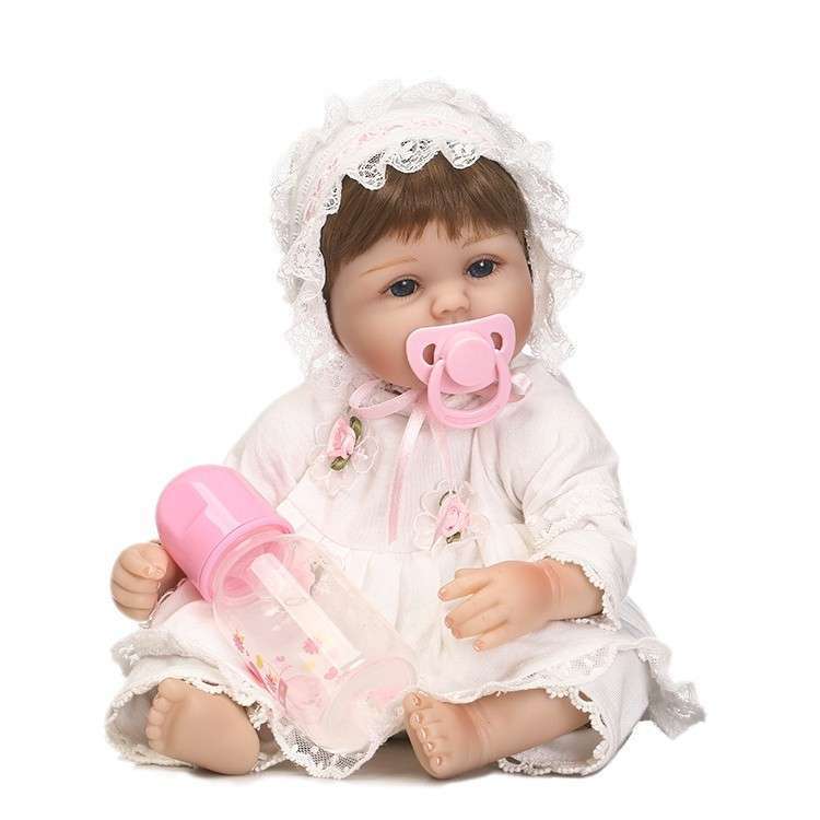 リボーンドール リアル 赤ちゃん人形 トドラードール ベビードール 40cm 高級 かわいい 衣装・おしゃぶり・哺乳瓶付き 乳児 新生児 ba30