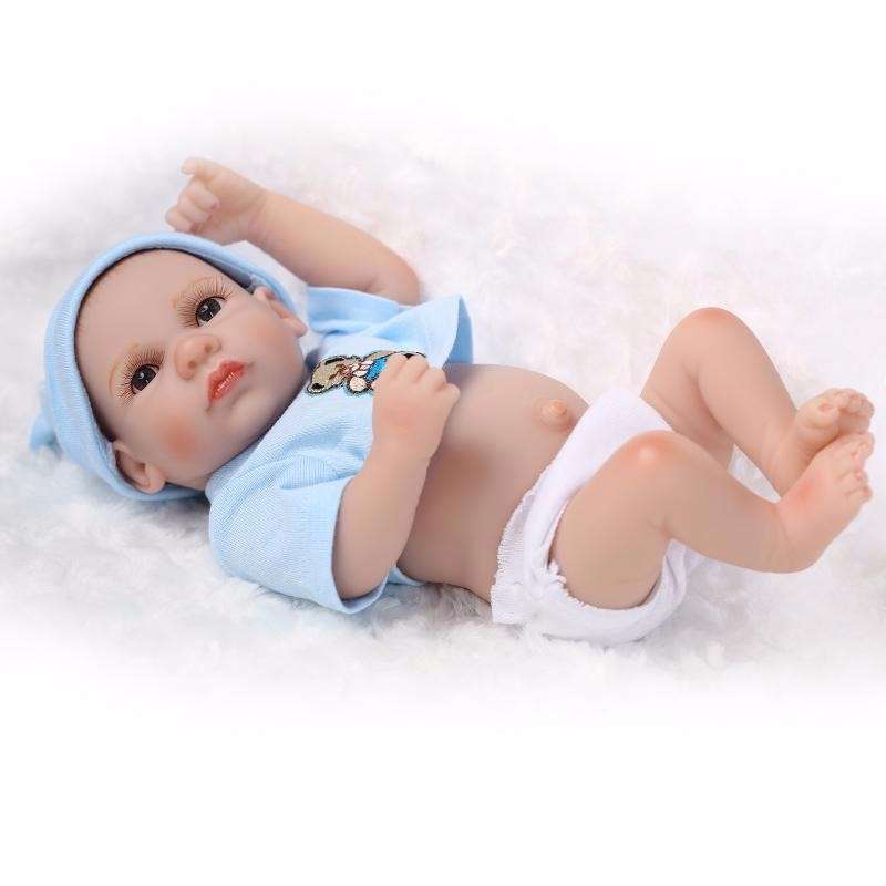 フルシリコン 入浴可 リボーンドール リアル 赤ちゃん人形 双子セット トドラードール ベビードール 28cm 高級 洋服付 K_画像3