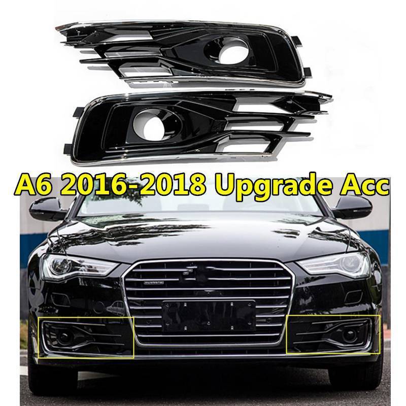 2個車スタイリング低バンパーグリル変更されたのアウディ A6 C7 PA 2012 2013 2014 2015 2016アップグレードV6 S6フロントグリル_画像9