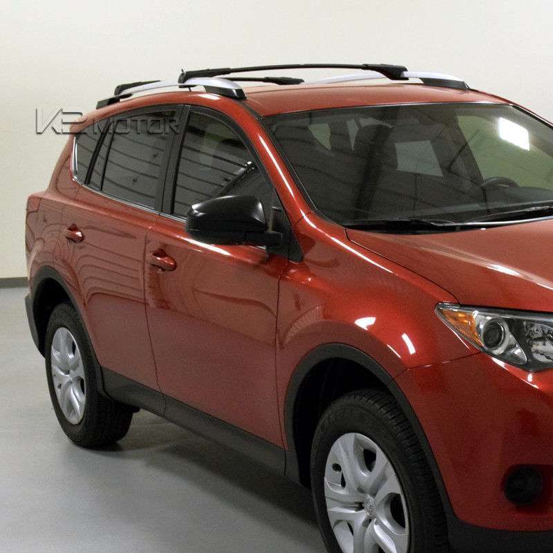 2013-2017 Toyota トヨタ RAV4 ルーフ ラック クロスバー 黒★