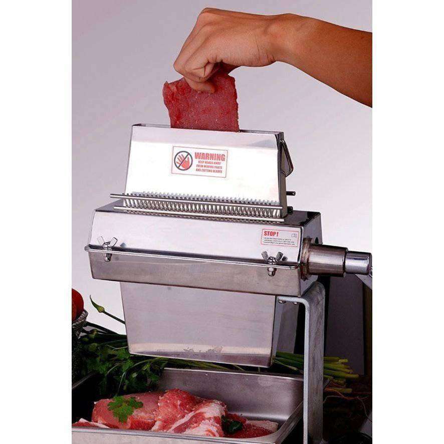 肉テンダライザー 業務用 手動 食肉軟化機 ステーキ肉 14x2_画像7