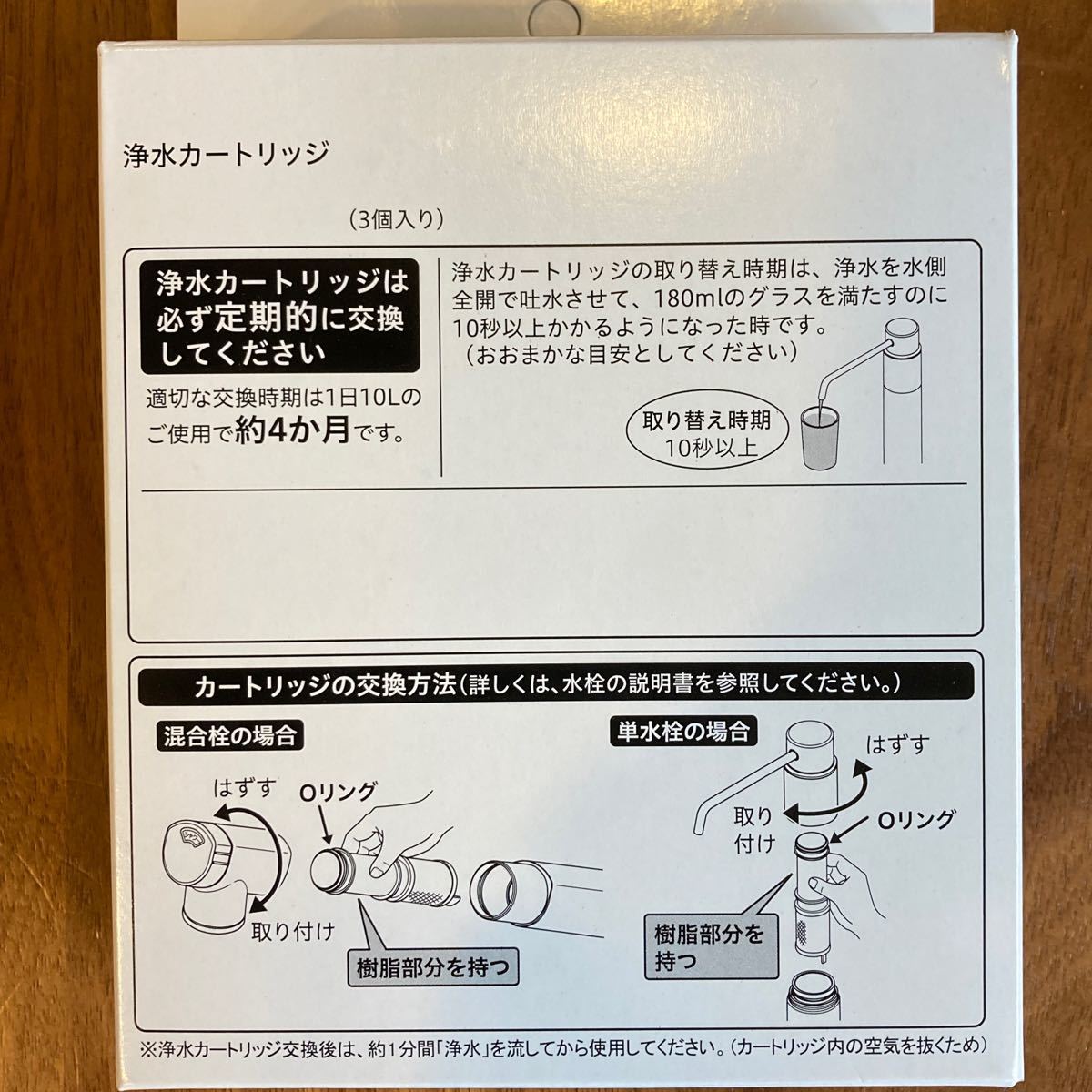 シルバー/レッド 【未開封】パナソニック SEPZS2103PC 交換用浄水