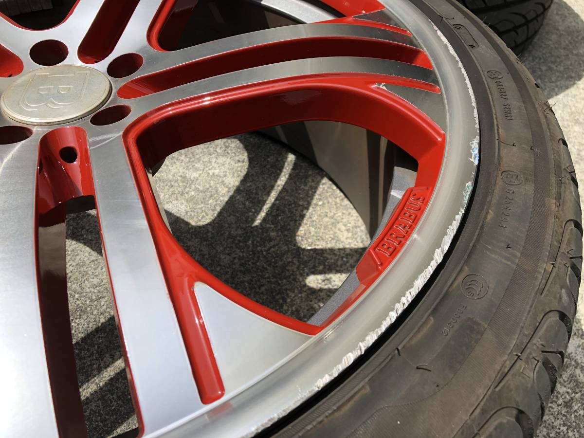 ヤフオク! - 中古 22インチ ブラバス ホイール 265/35R22 9J
