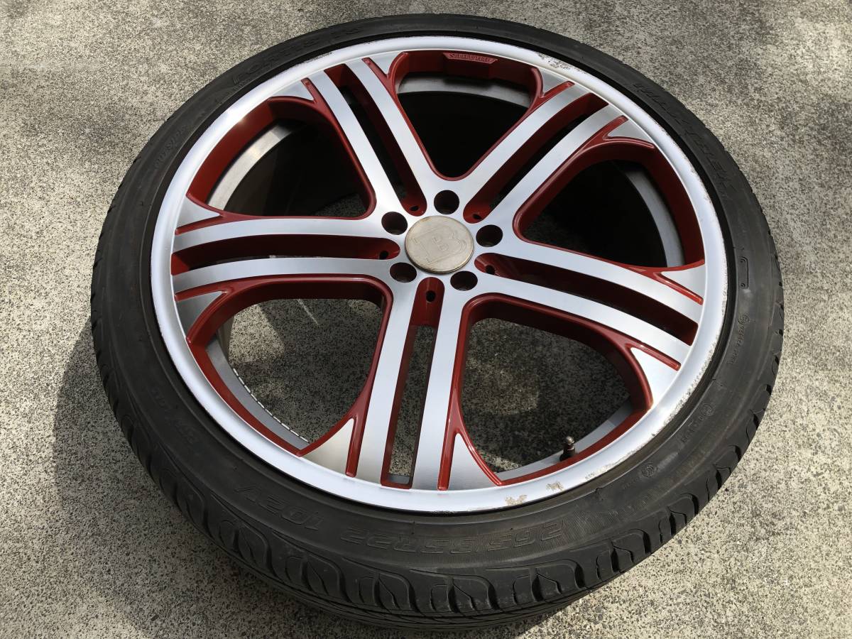 春の新作続々 中古 22インチ ブラバス タイプ ホイール 265 35R22