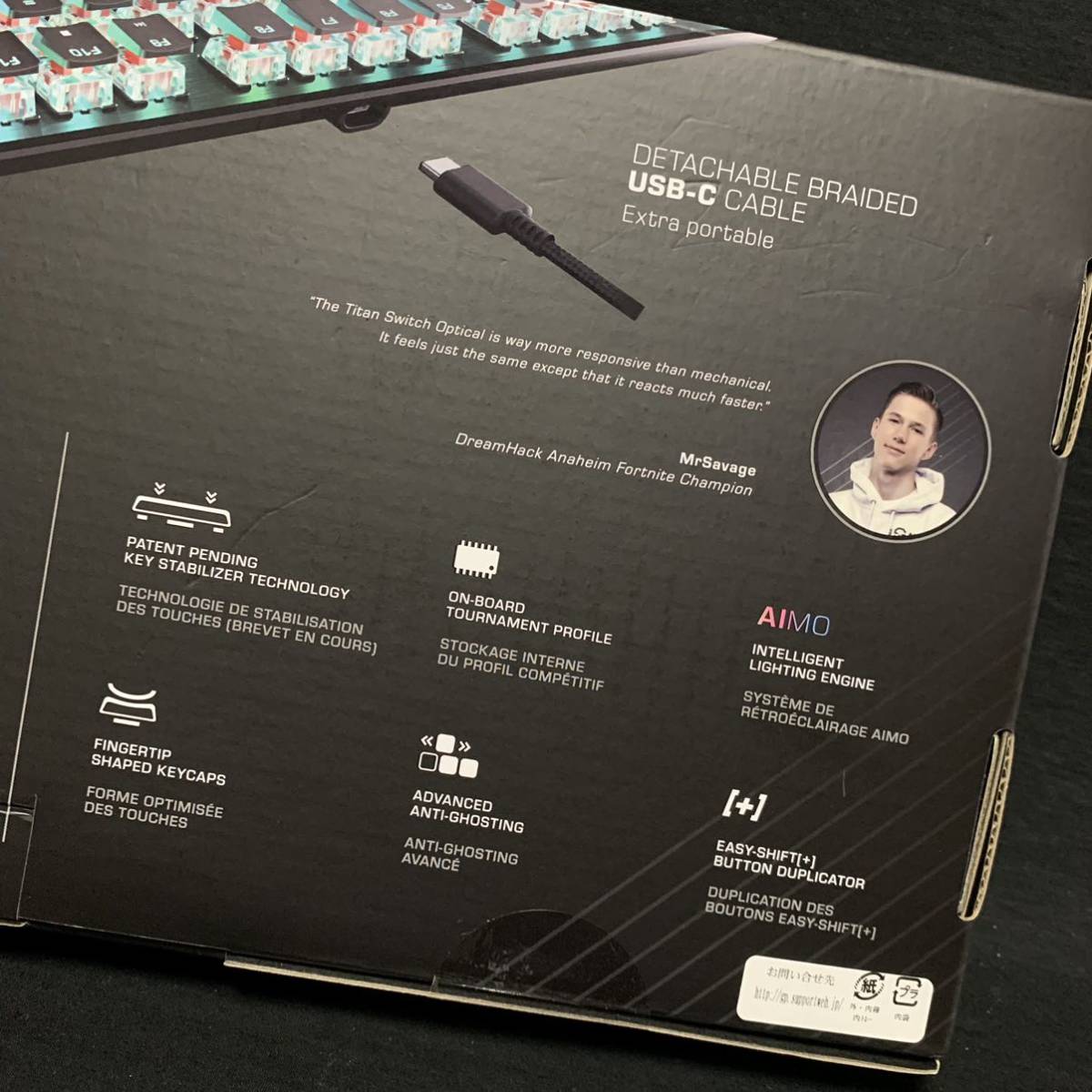 送料無料!新品未開封!VULCAN TKL Pro 日本語配列 テンキーレス