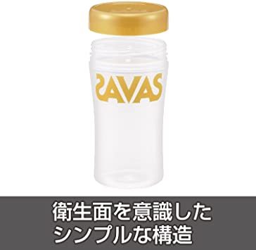 CDゴールド 500ml/8A-951個 明治 ザバス(SAVAS) プロテインシェイカー (500ml)_画像4