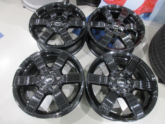 上物★美品 MINI F56 ミニ クーパー 純正 ペダル・スポーク ブラック 希少品★F55 F57 クーパーSD ハンコック付き_4本セット!!