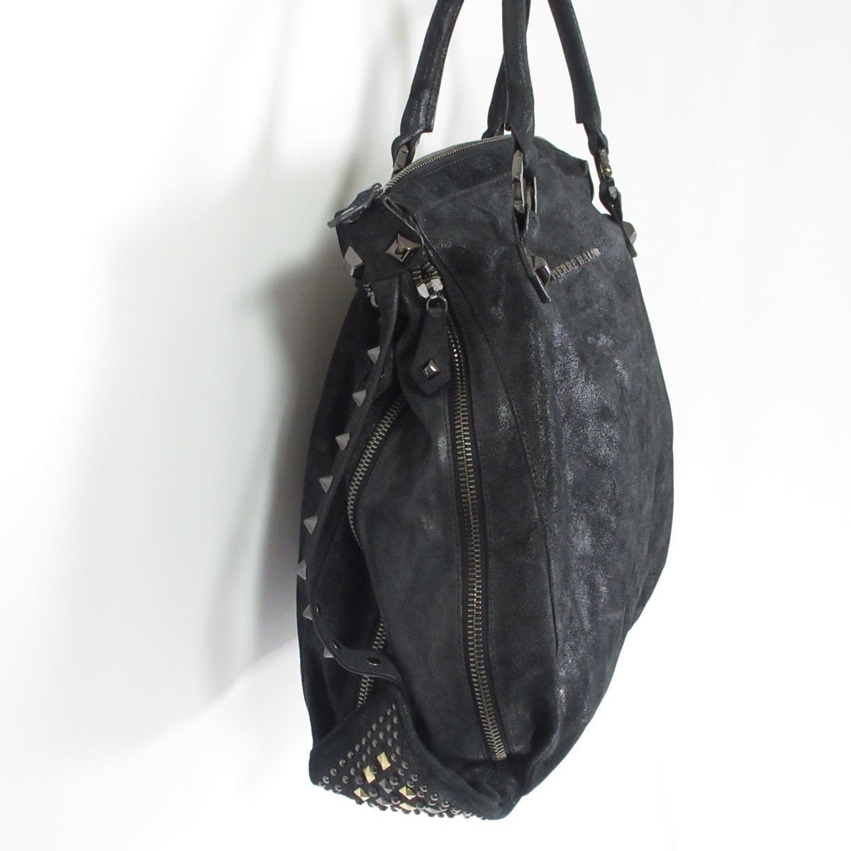 春新作の 美品 BALMAIN バルマン スタッズ 2way ショルダーバッグ