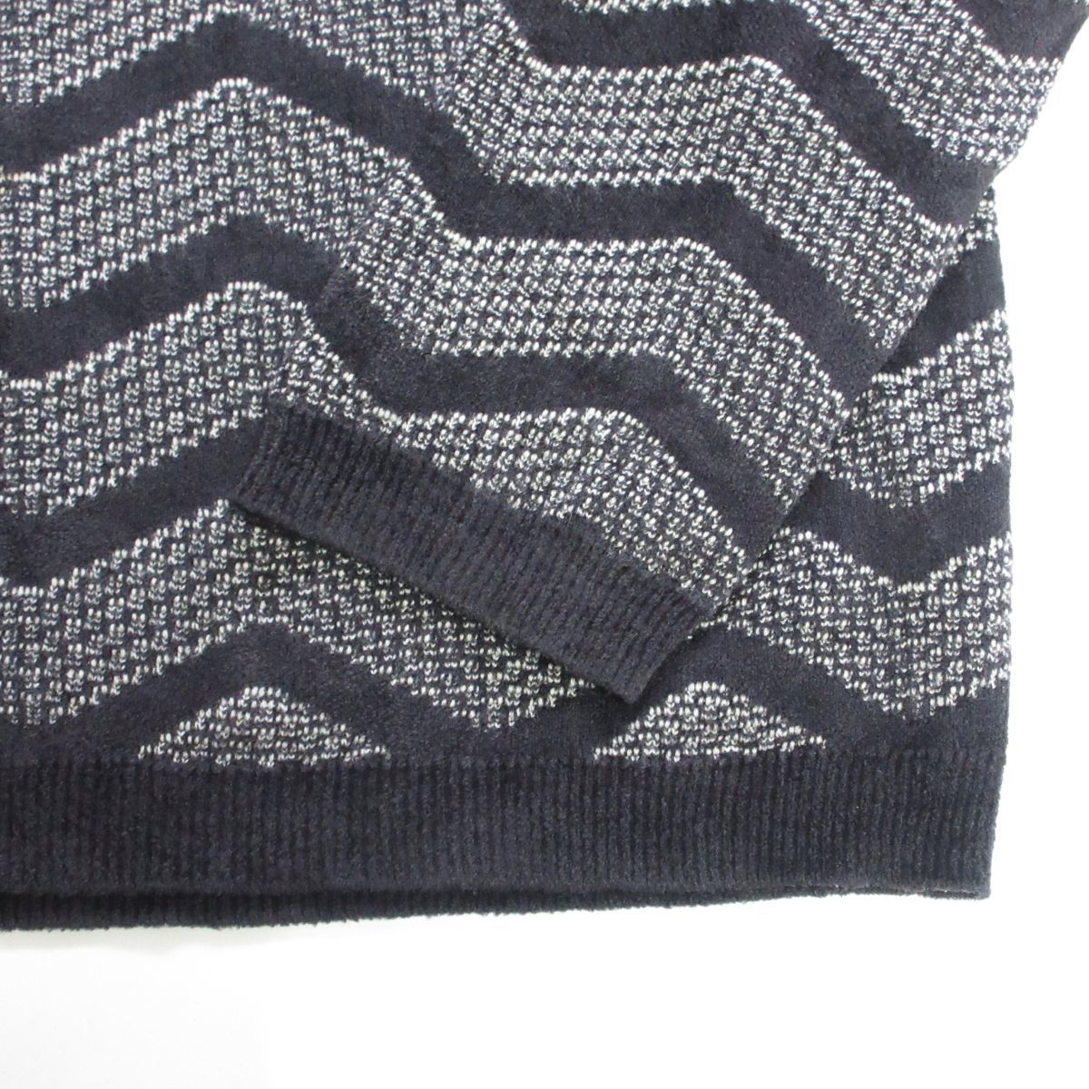 美品 2019AW GIORGIO ARMANI ジョルジオアルマーニ ボーダー柄 長袖